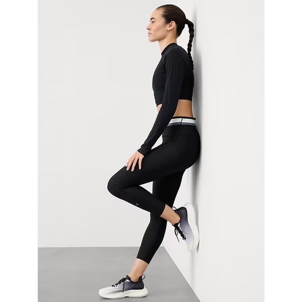 NWT Athleta Crosstrain Ultra Crop Top, Black, medium - Picture 2 of 7